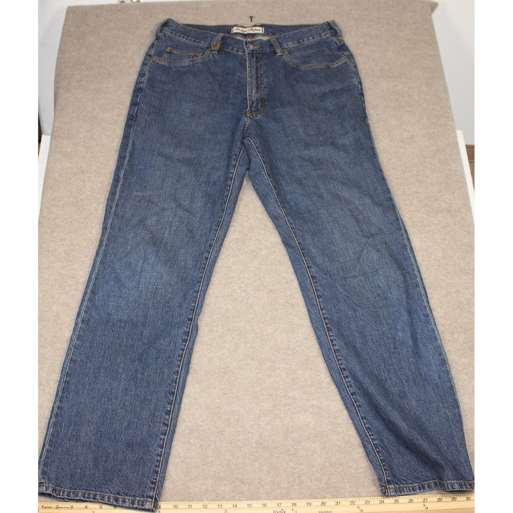 Tommy Bahama Indigo Palms Classic Fit Jeans Mens 35x32 Medium Wash Straight Leg